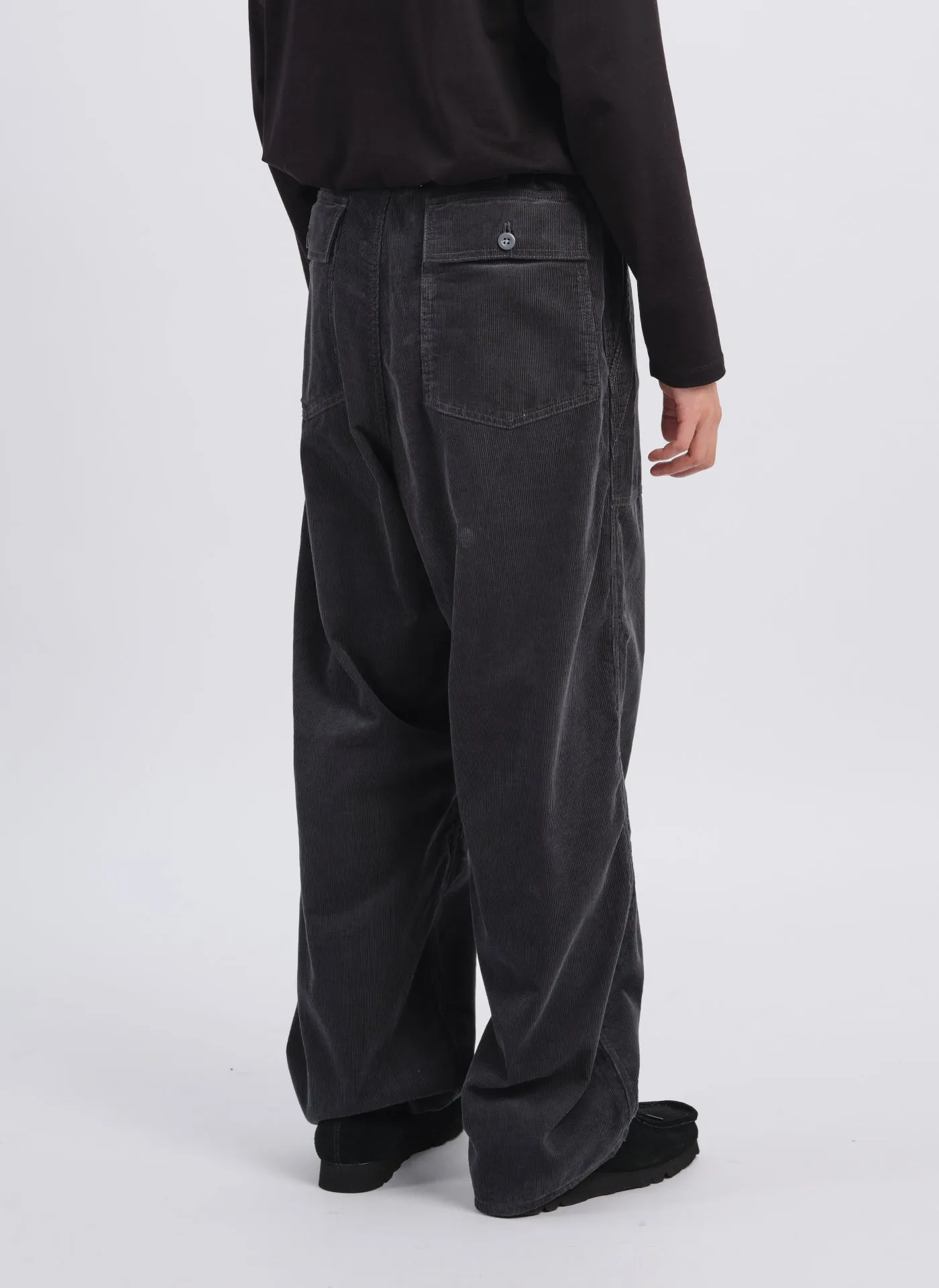 14W Corduroy Wide Tapered Baker Pants