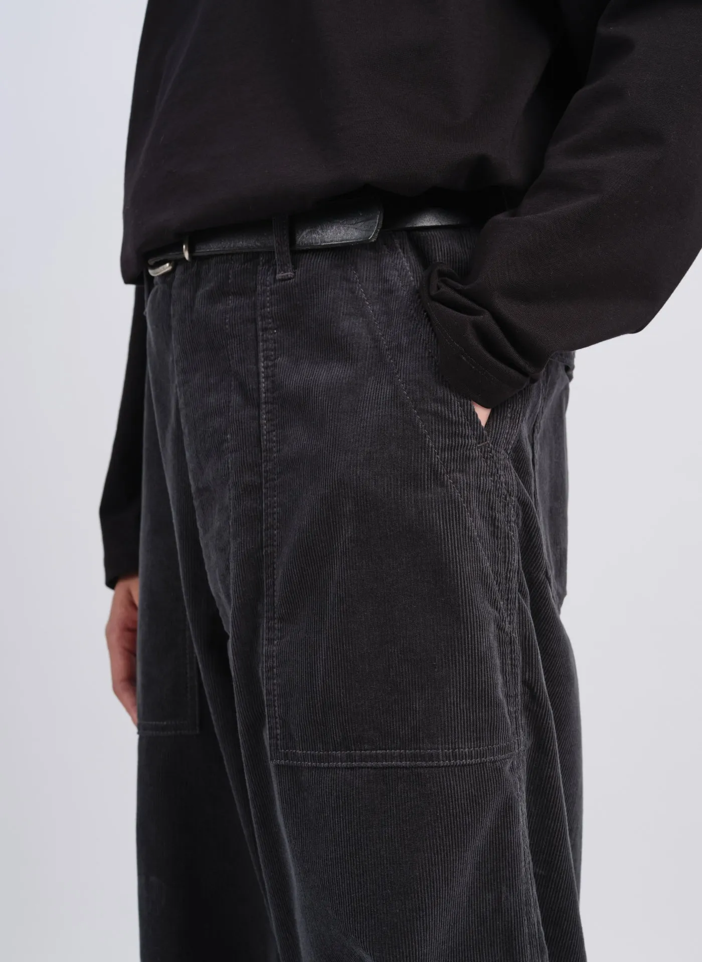 14W Corduroy Wide Tapered Baker Pants