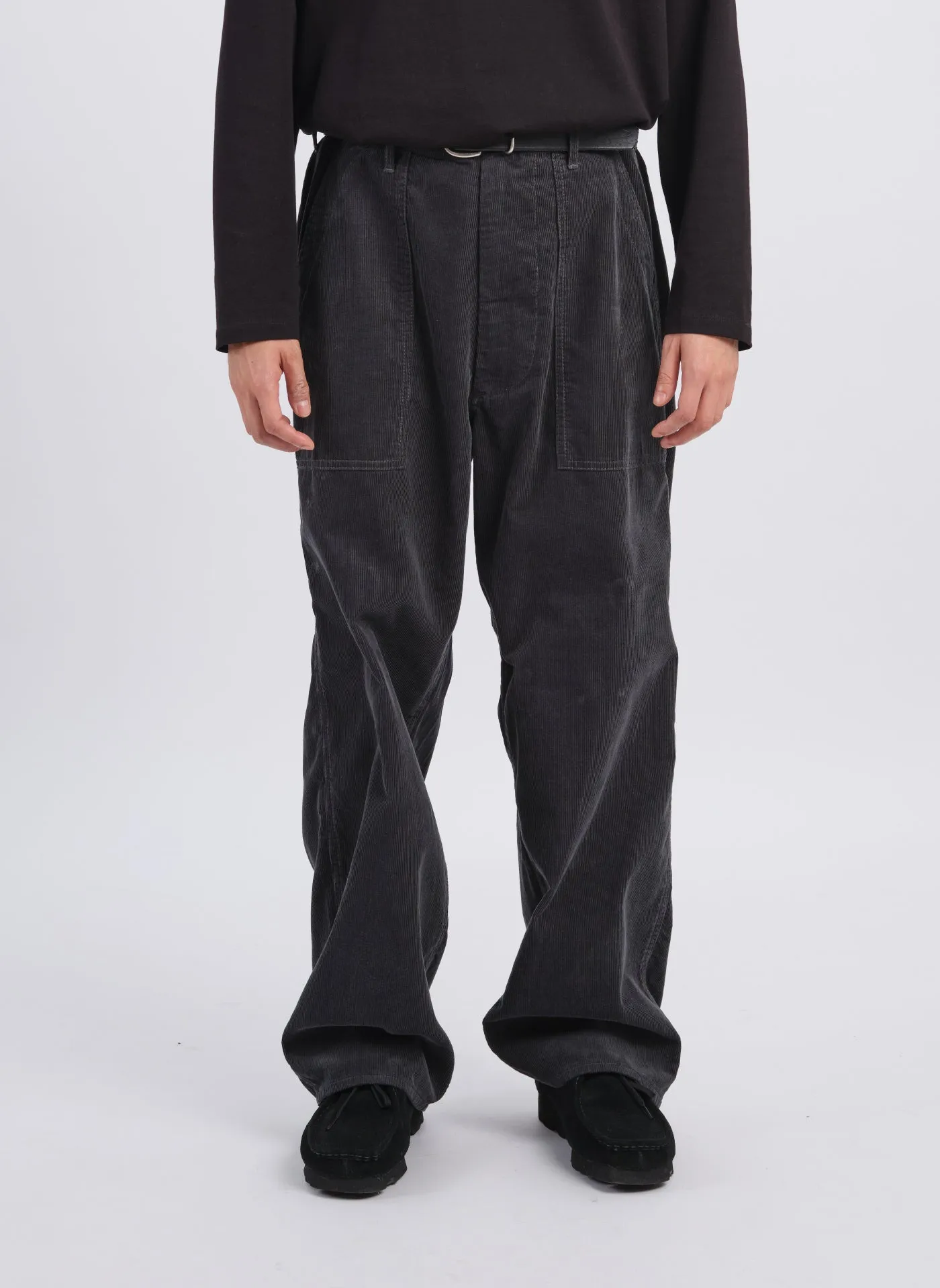 14W Corduroy Wide Tapered Baker Pants