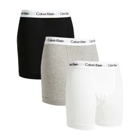 3pk Boxer Briefs (Black   White   Heather Grey)