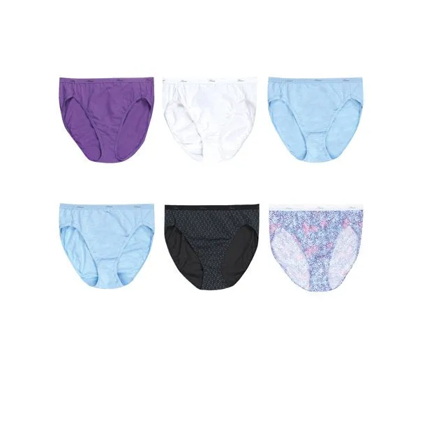 6-Pack Women's Hi-Cut Underwear PP43WB