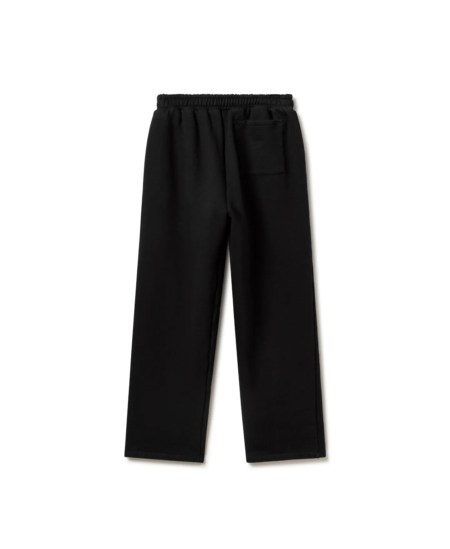 600 GSM 'Jet Black' Straight-leg Pants