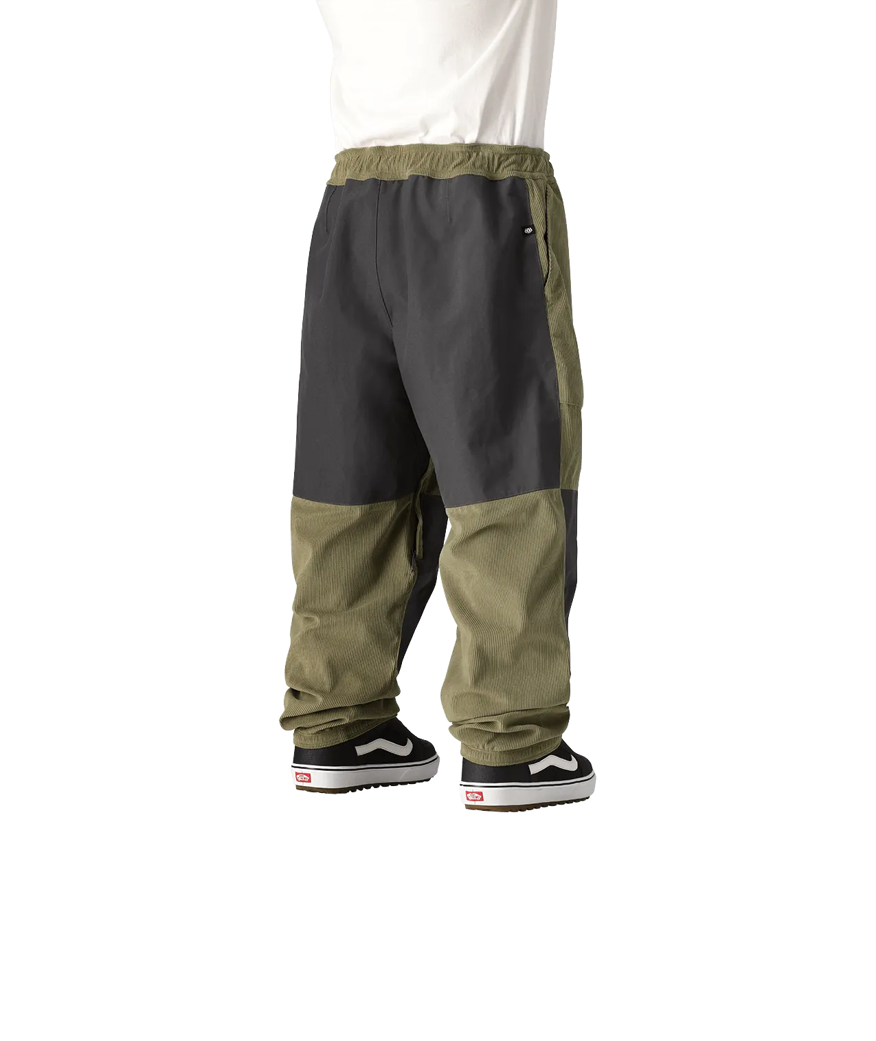 686 Ghost 2.5L Snowboard Pants Sage Corduroy Colourblock 2025