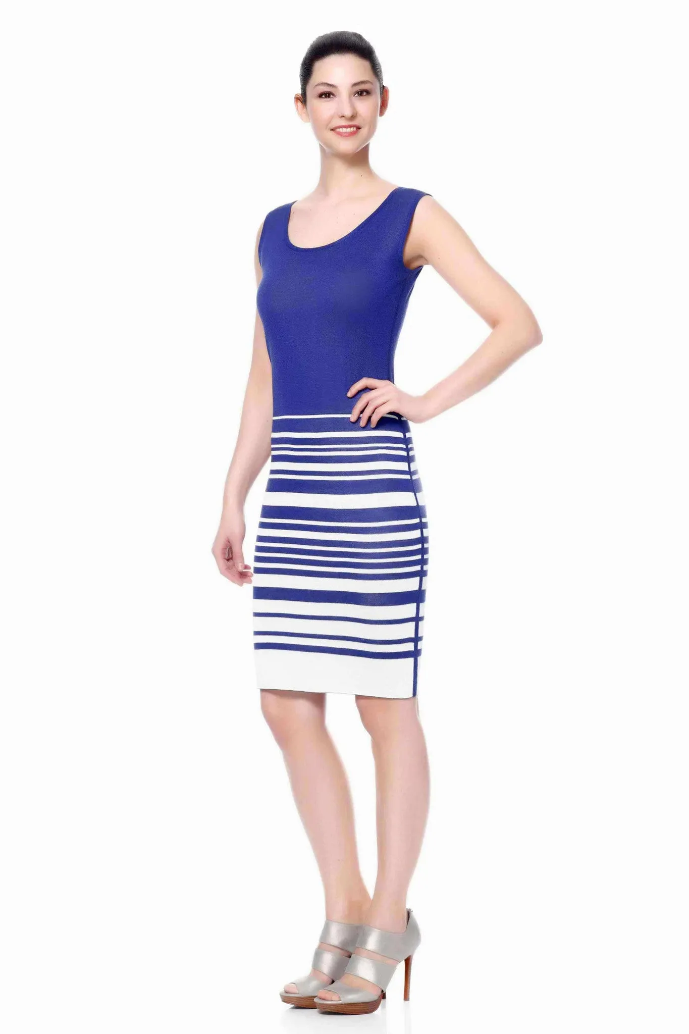 Abbee Reversible Sleeveless Knit-Dress