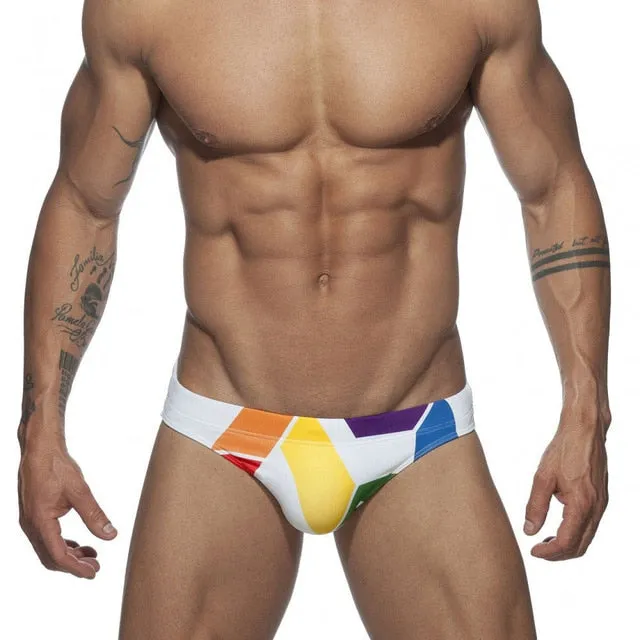 Adjustable Zipper Swimming Men Brief