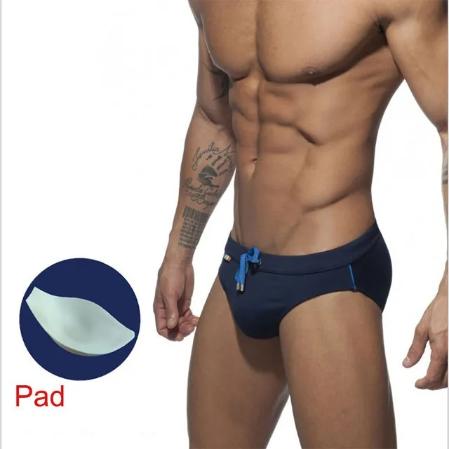 Adjustable Zipper Swimming Men Brief