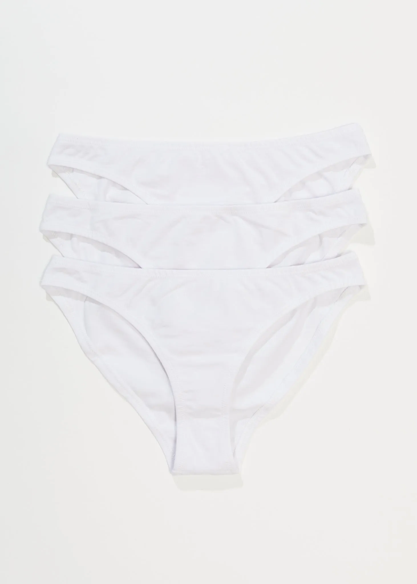 AFENDS Womens Lolly - Bikini Briefs 3 Pack - White