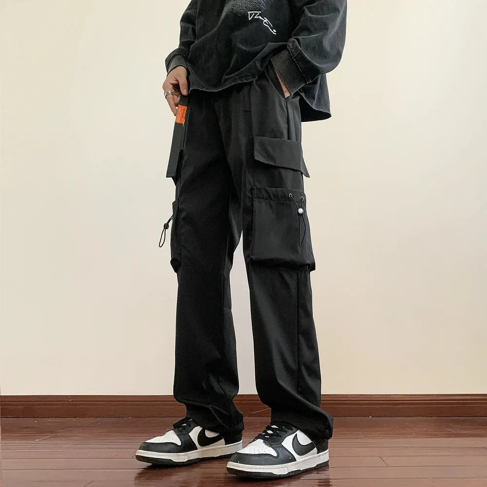 Aidase Patchwork Streetwear Harem Pants Men 2023 Overalls Mens Baggy Harajuku Cargo Pants Hip Hop Trousers Casual Track Pants