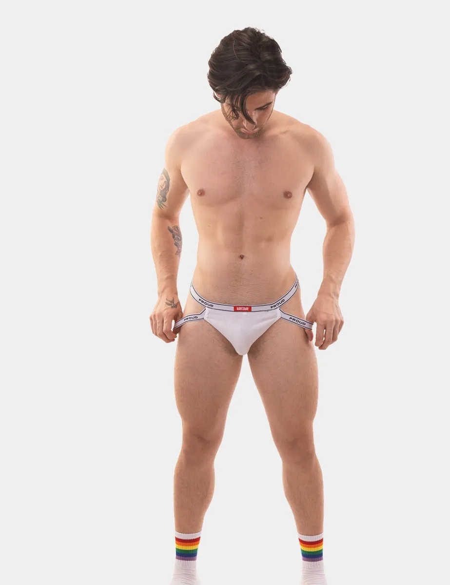 Barcode Berlin Rib Jock Proud White