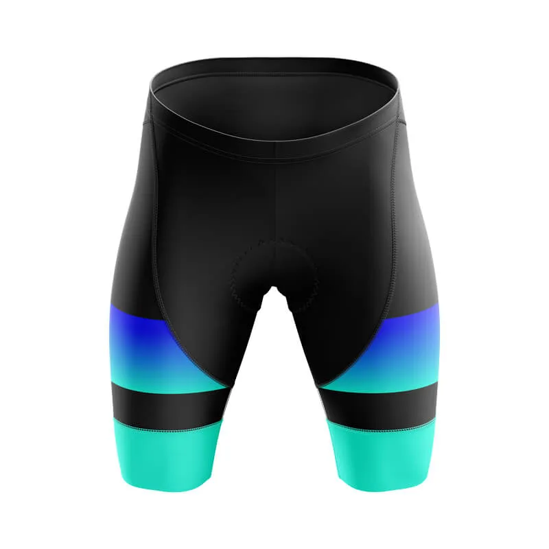 BB Gradient Bibs & Shorts (Blue-Teal)