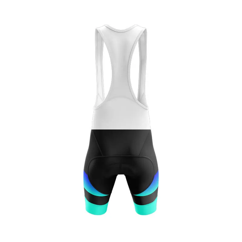 BB Gradient Bibs & Shorts (Blue-Teal)