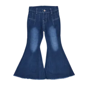 Blue Demin Jeans Bell Bottoms