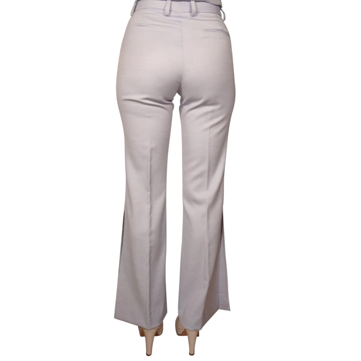 Blue Pastel Azzurro Retro Trousers