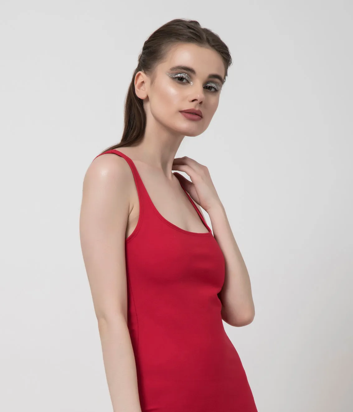 Bold red Bodycon Dress