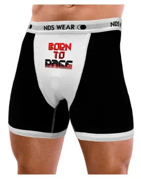 Born To Rage Red Mens Boxer Brief Underwear