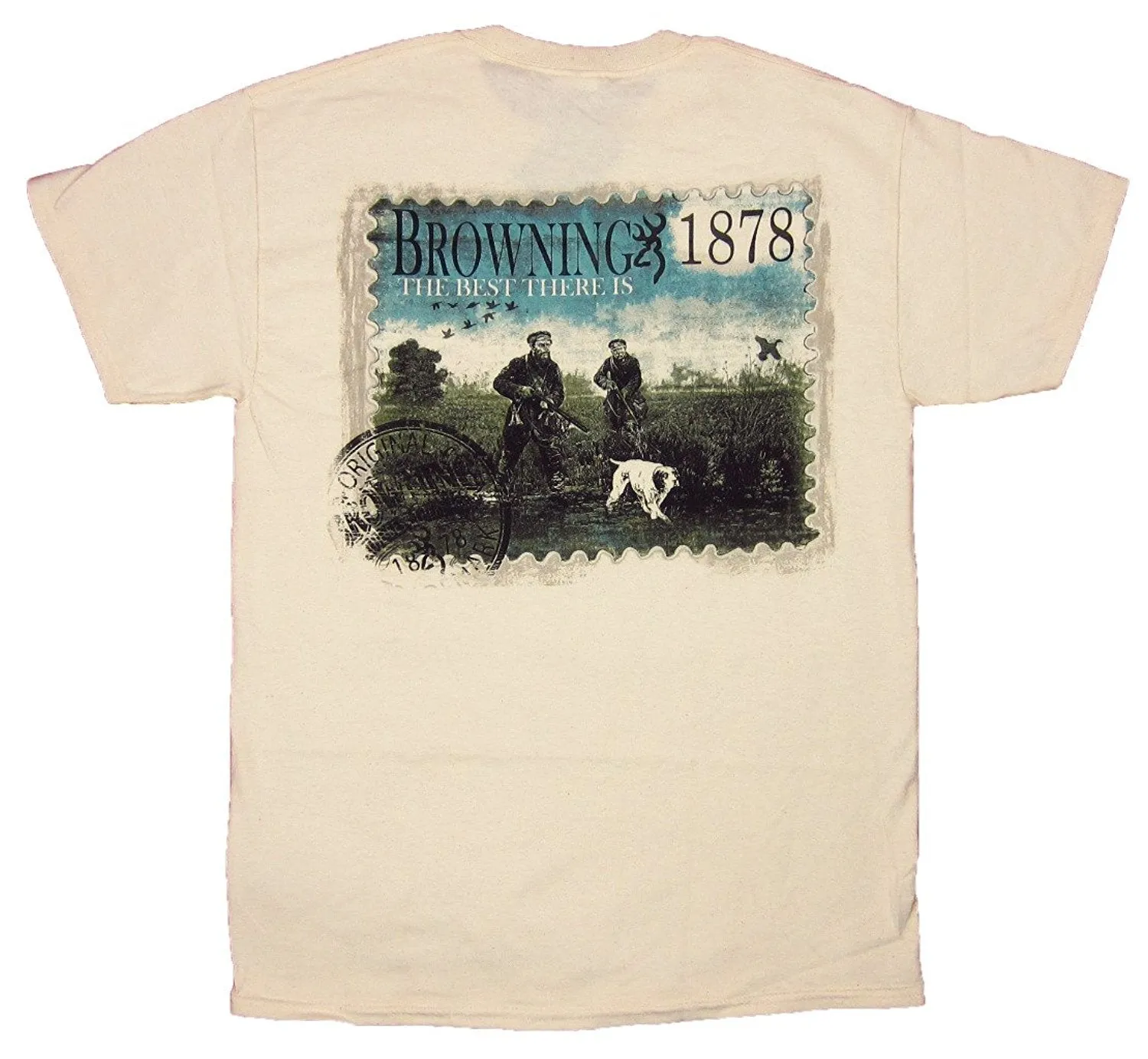 Browning Men's Marsh Hunters Buckmark Short Sleeve T-Shirt