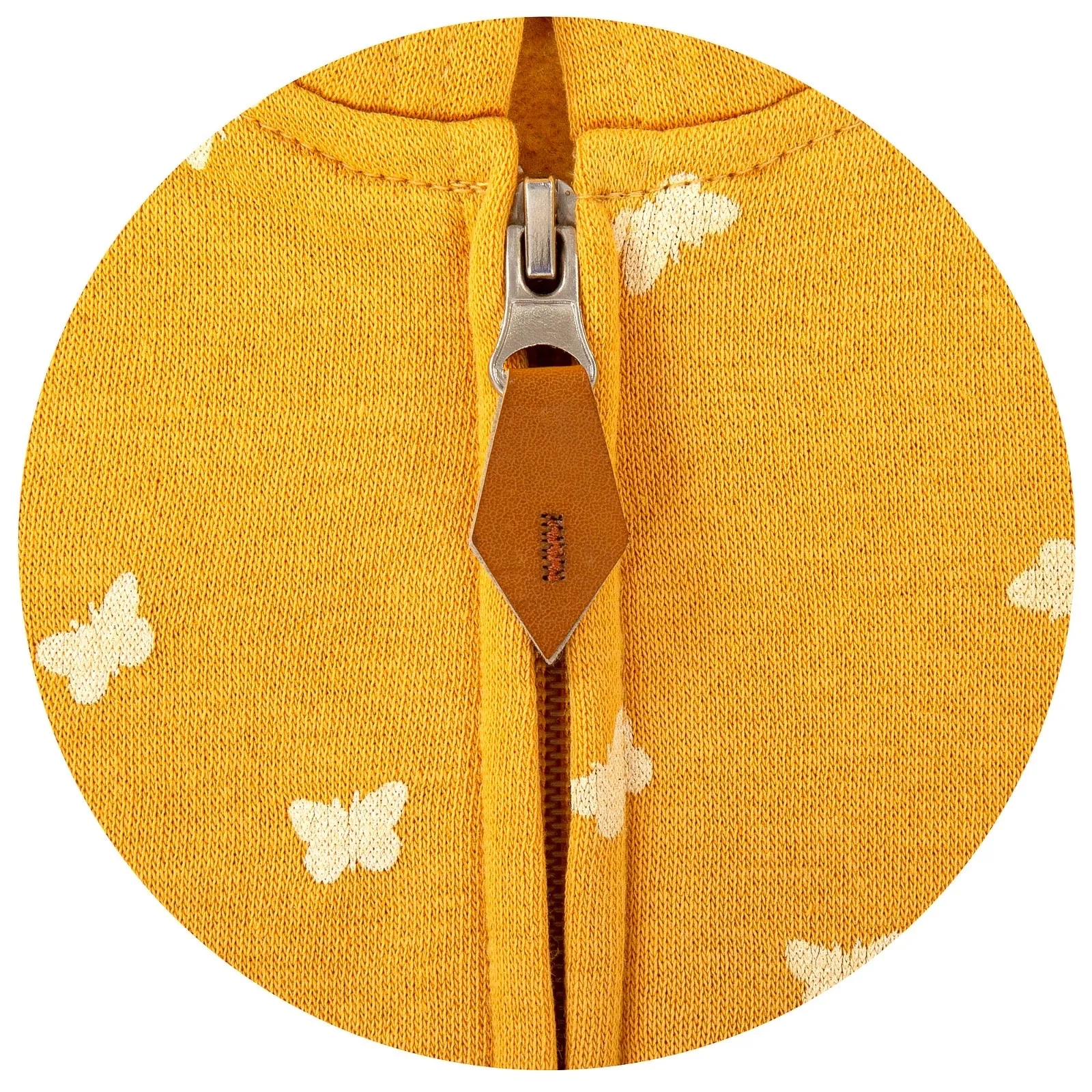 Butterfly print - Fleece Hooded Jacket with 3D ears