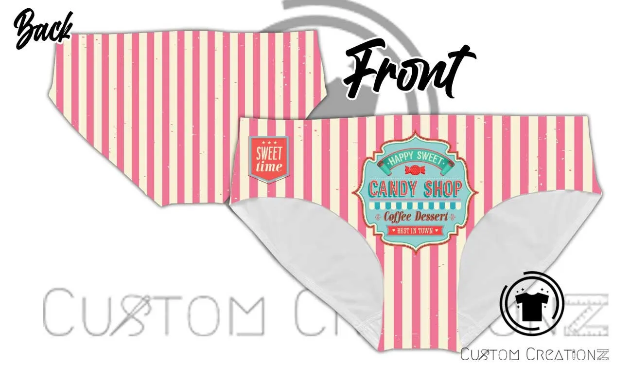 Candy shop bikini panties fun flirty - Valentine's Day