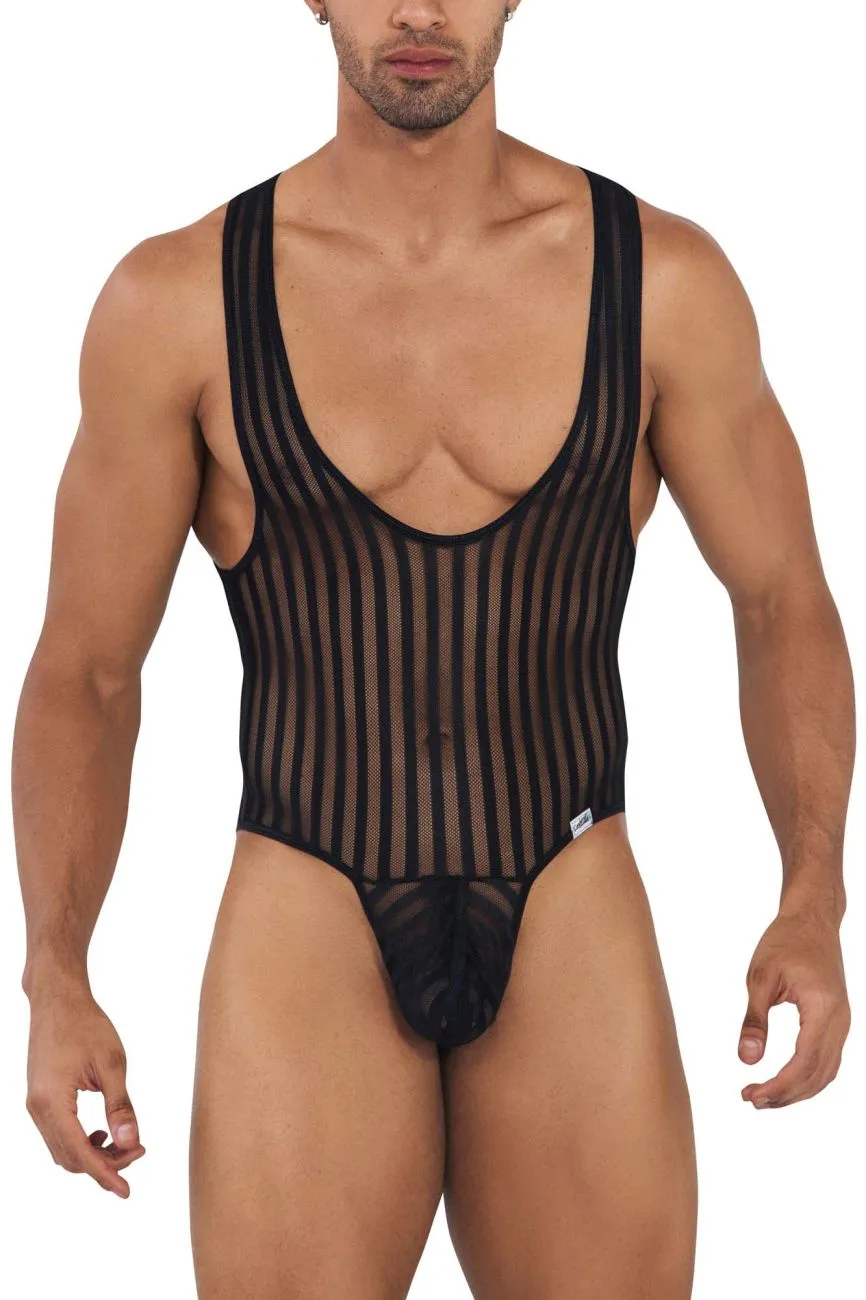 CandyMan 99727 Work-N-Play Bodysuit Color Black