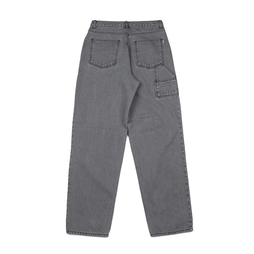 CARPENTER LOOSEFIT DENIM PANTS GRAY