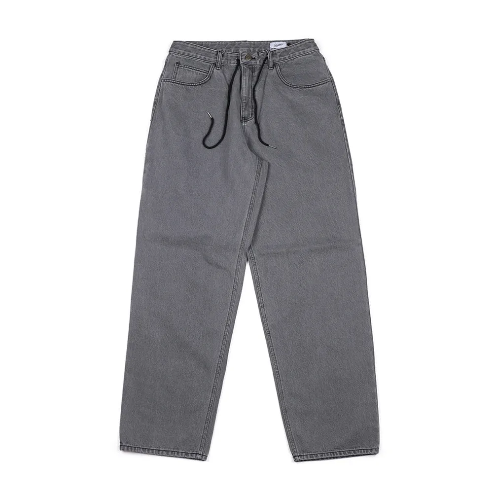 CARPENTER LOOSEFIT DENIM PANTS GRAY