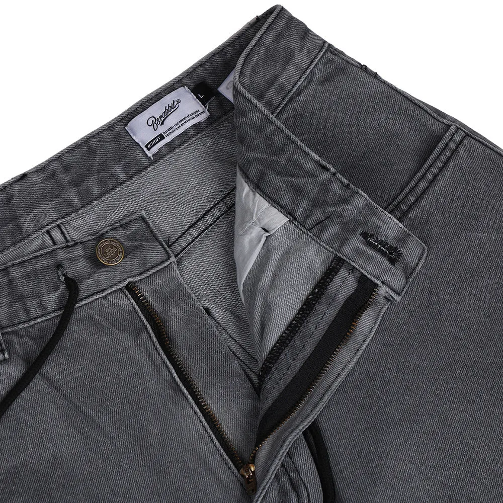 CARPENTER LOOSEFIT DENIM PANTS GRAY