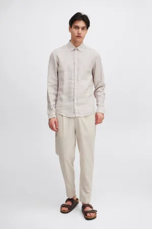 CASUAL FRIDAY - Anton BD LS linen shirt - 20504348