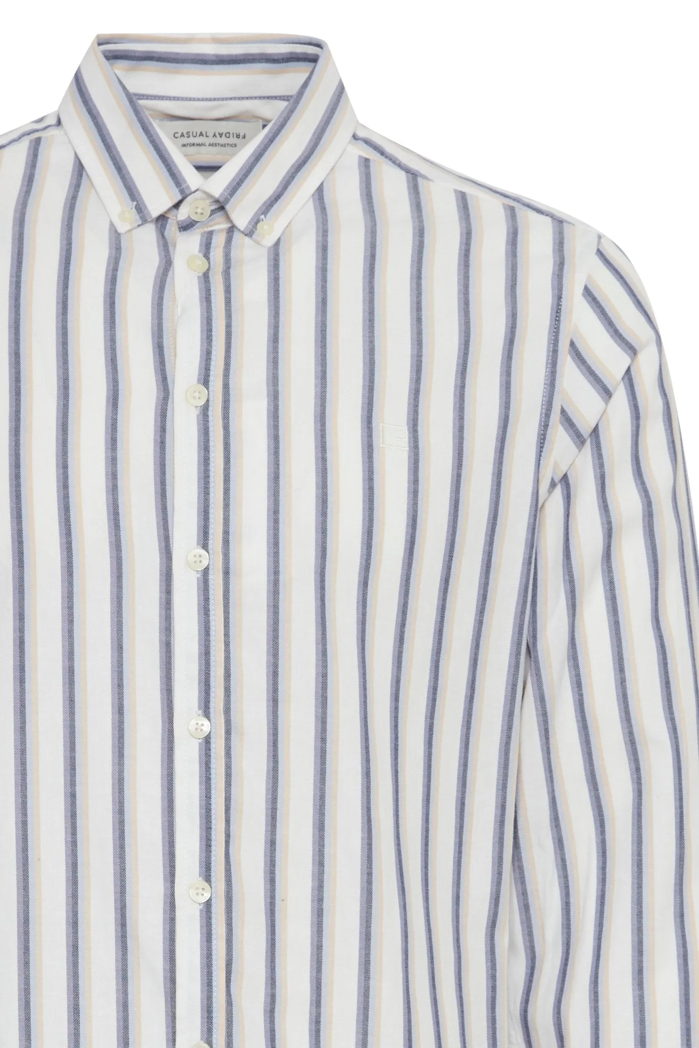 CASUAL FRIDAY - CFANTON LS BD striped shirt - 20505076