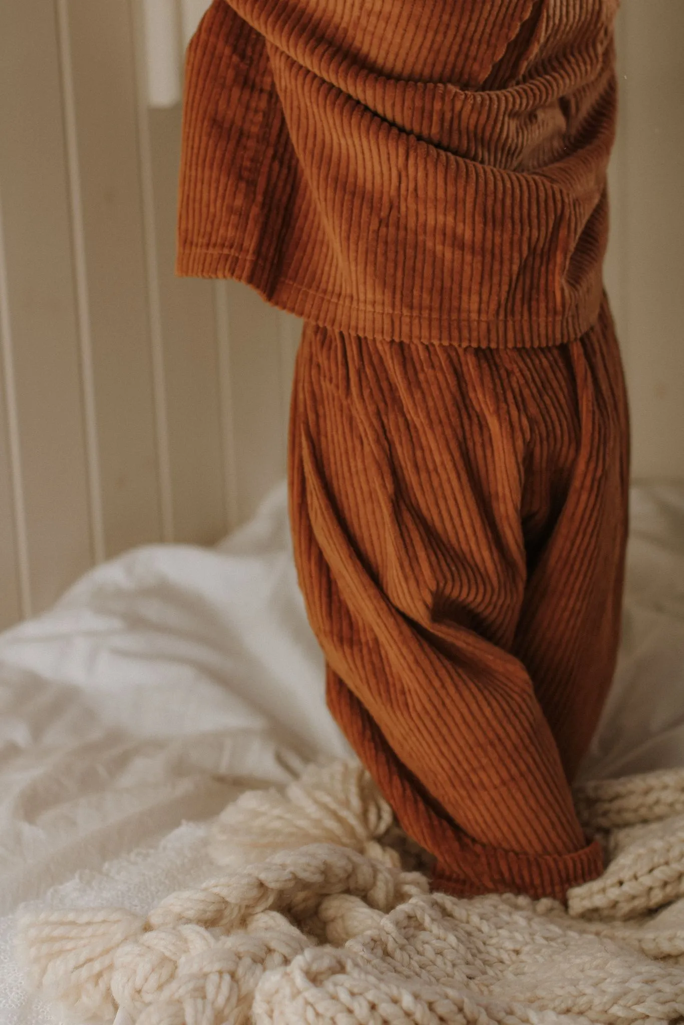 Corduroy Beige Shirt