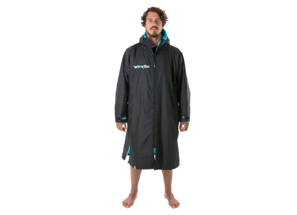 Dryrobe Advance Long Sleeve - Small - Black/Blue, Black/Red, Black/Pink or Black/Grey - Black/Red  - In Stock