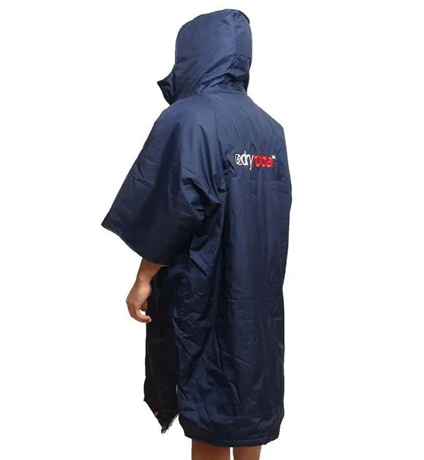 Dryrobe Advance Short Sleeve - Navy Grey Medium