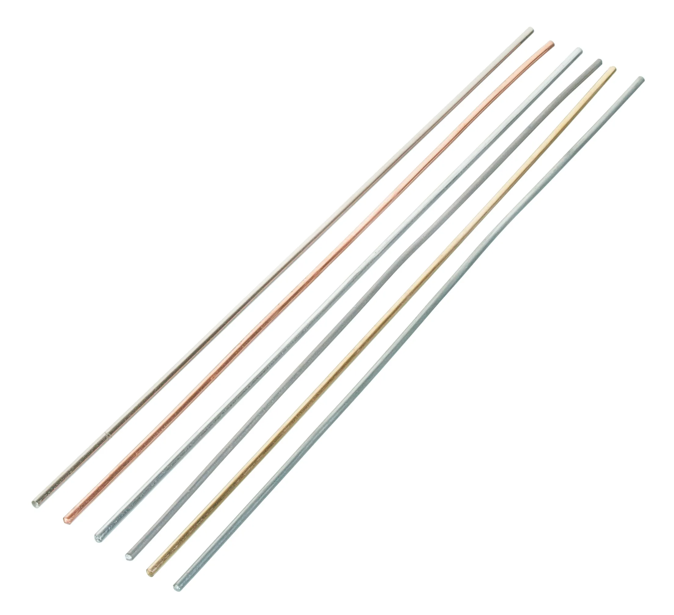 Eisco Labs Thermal Conductivity Rods (Iron, Copper, Aluminum, Lead, Brass, and Zinc)