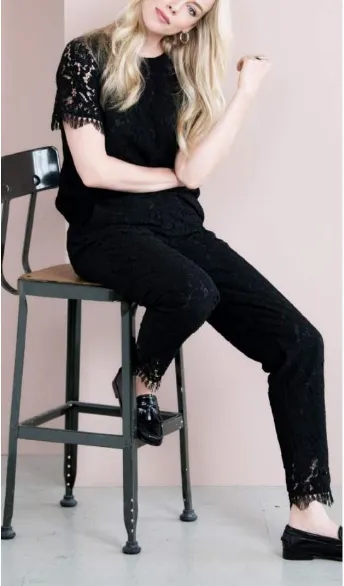 Esqualo - Lace Trousers