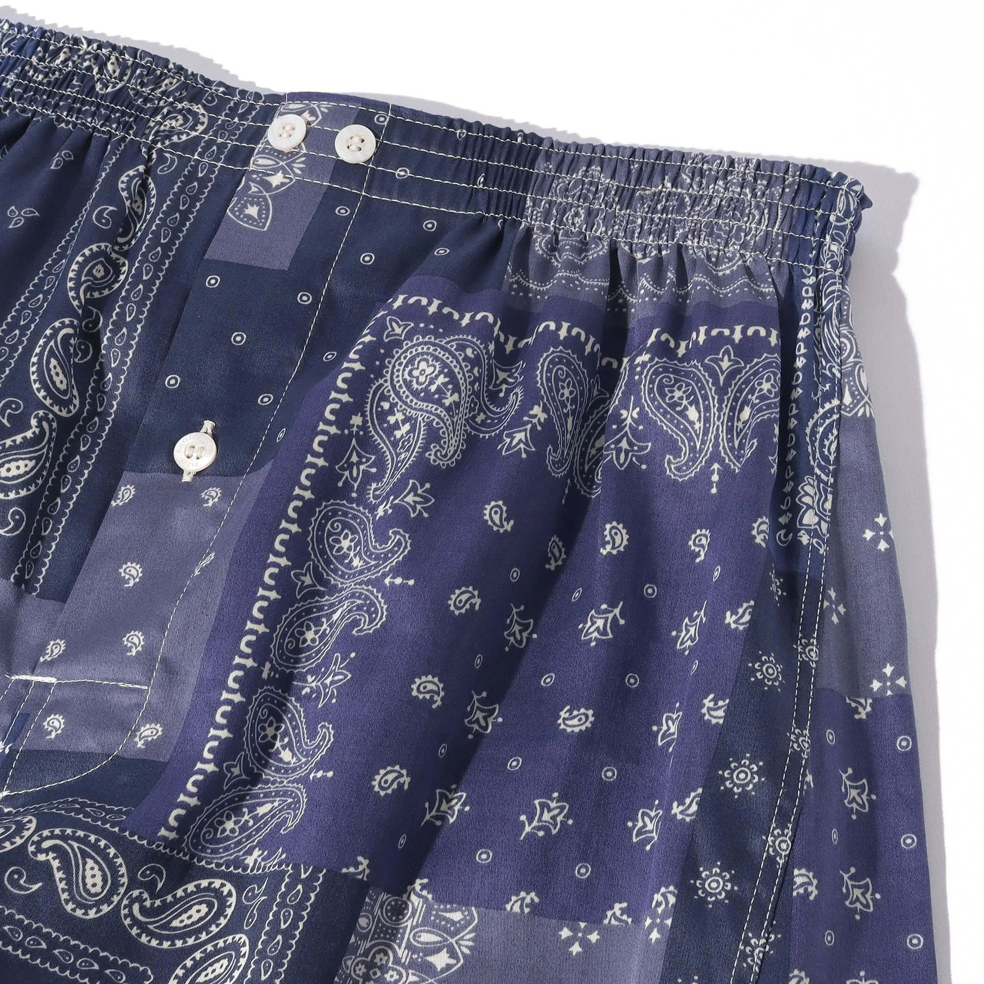 Fine Satin Paisley Boxer