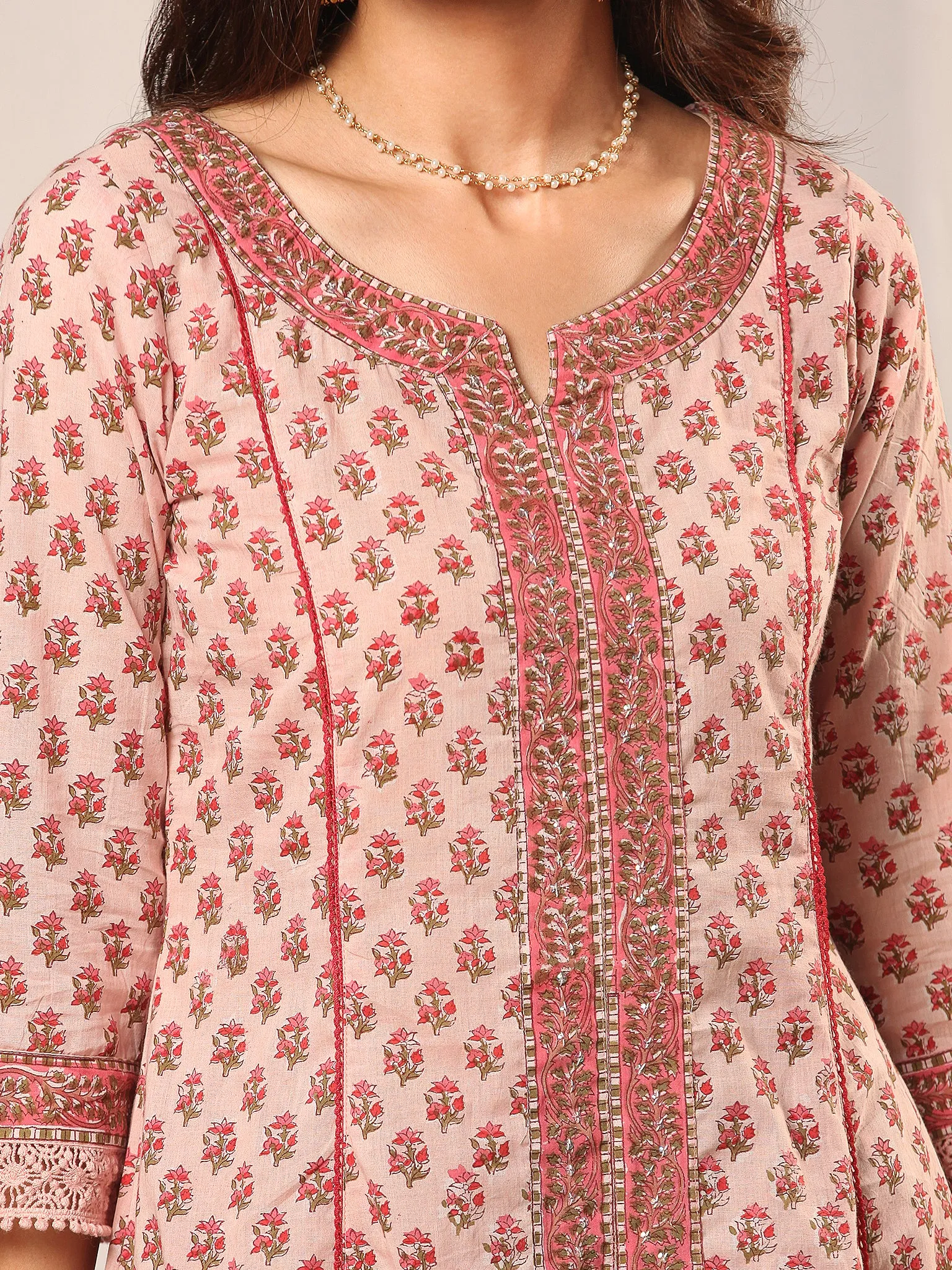 Fiza Bahaar Flared Kurta