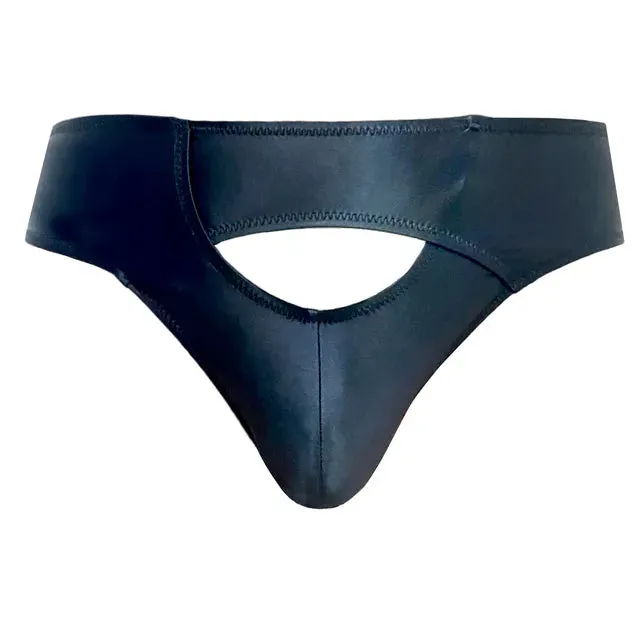 Glossy Men's Silky Smooth T-Shaped Briefs