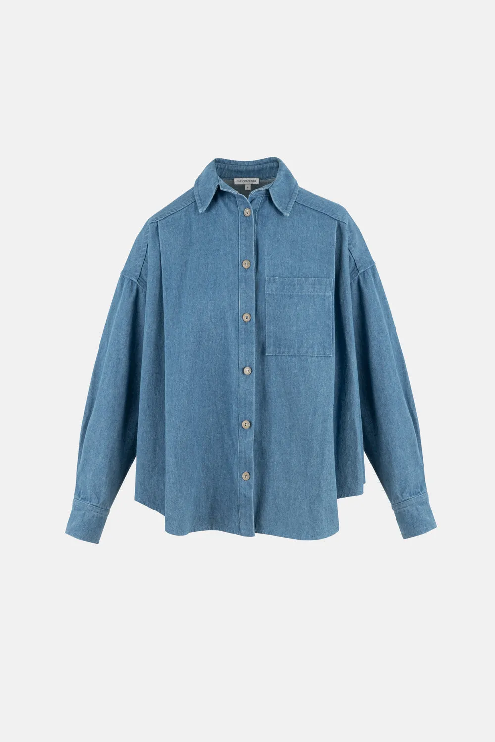 HOLLY OVERSIZE DENIM SHIRT BLUE