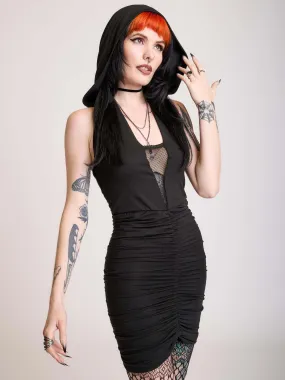 Hooded Cocktail Dress