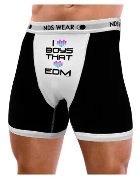 I Heart Boys That Heart EDM Mens Boxer Brief Underwear