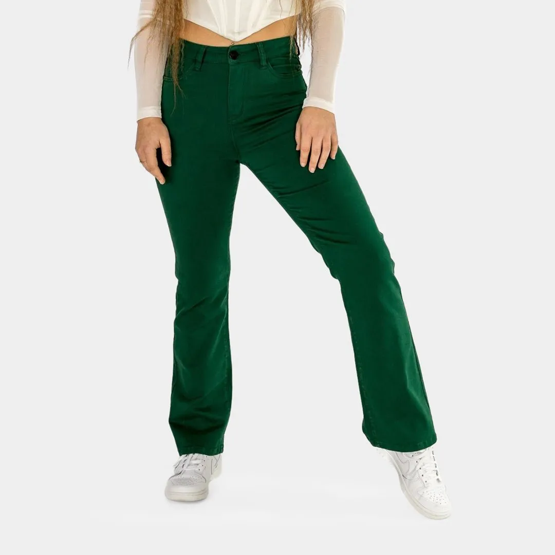 Impact Flare Fit Jeans - Emerald