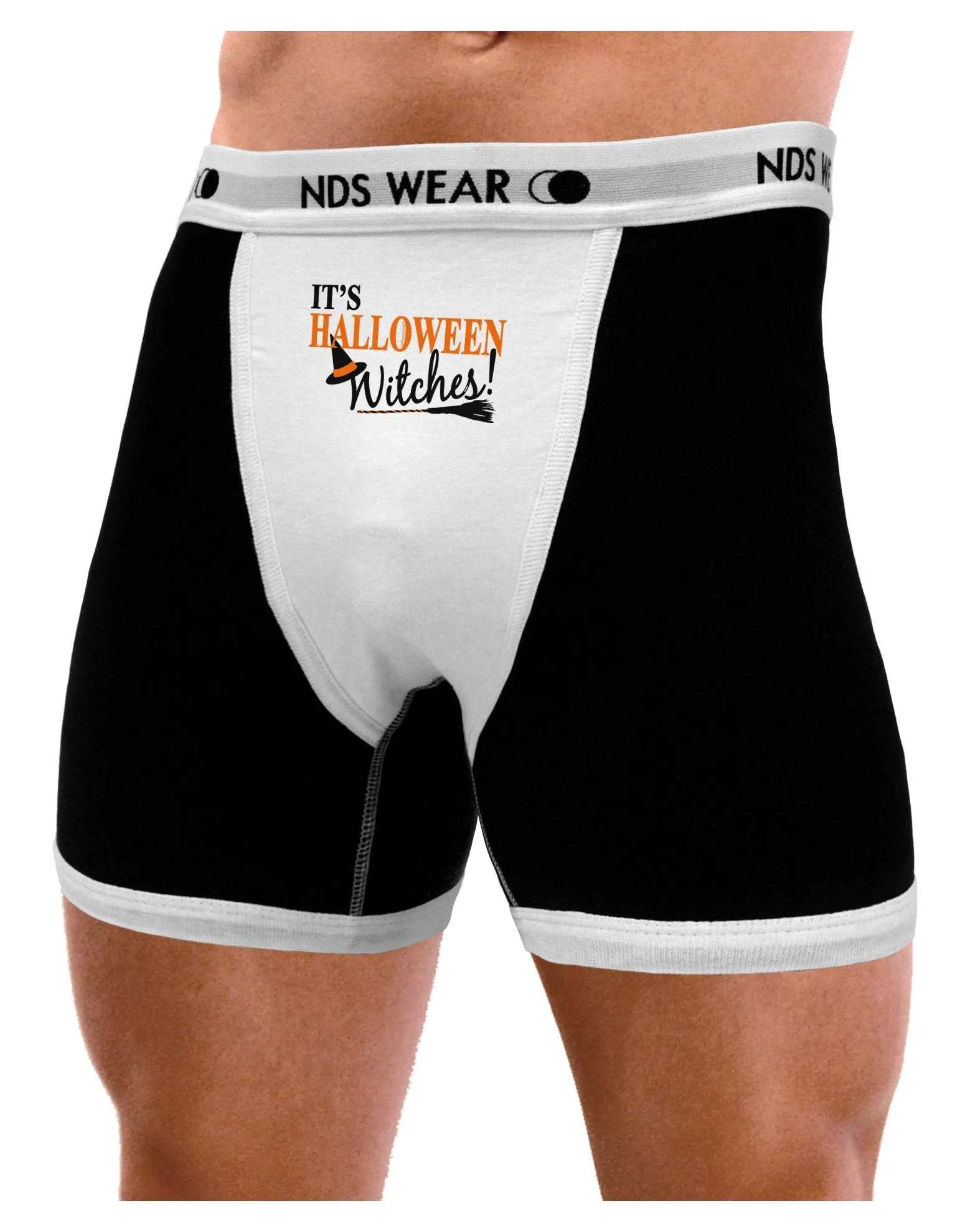 It's Halloween Witches Hat Mens Boxer Brief Underwear