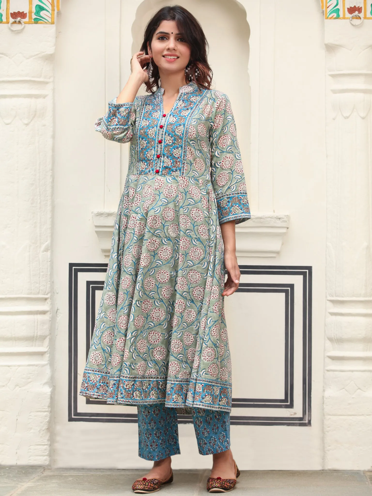 Jashn Adha Flared Kurta