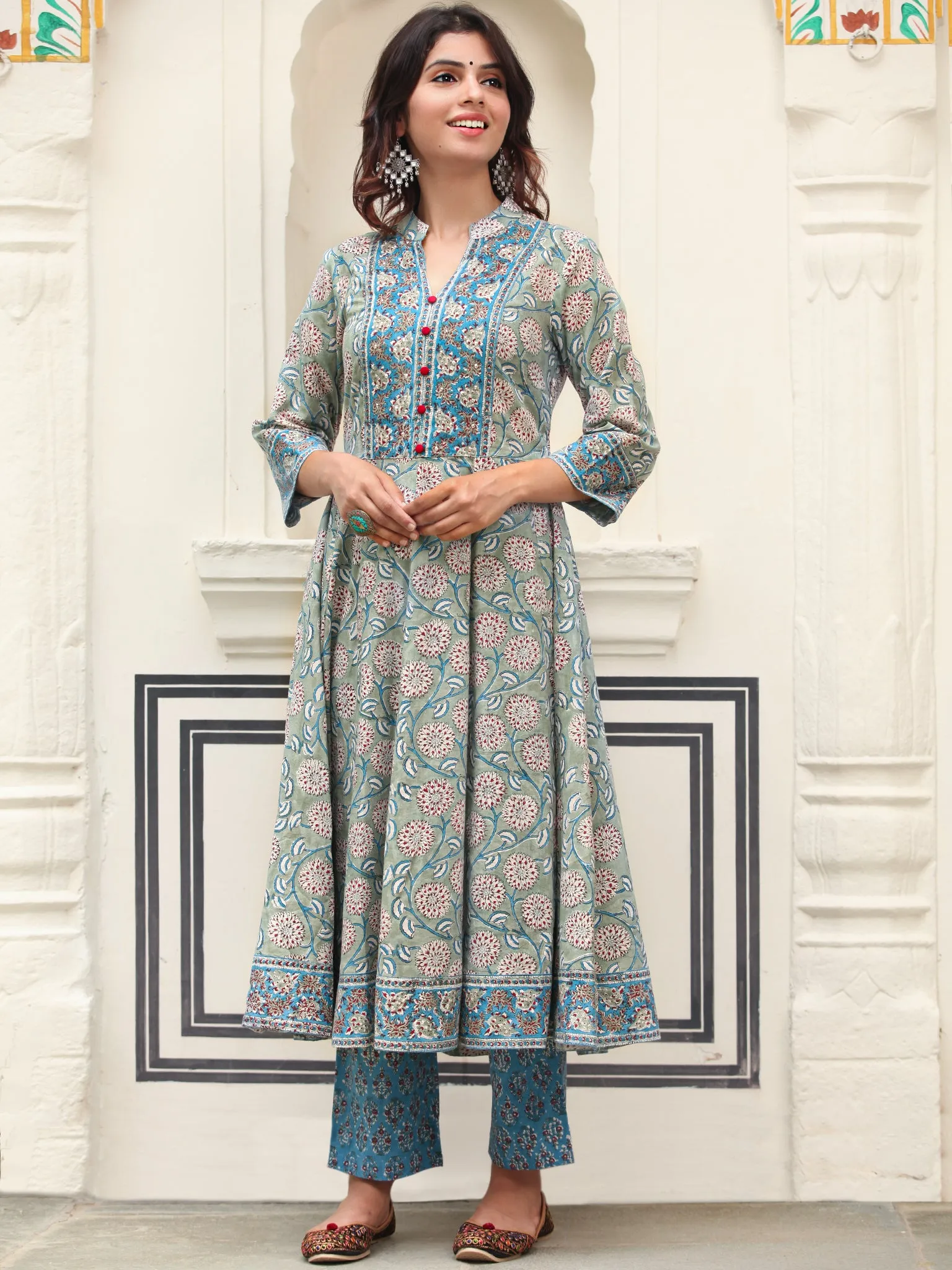 Jashn Adha Flared Kurta