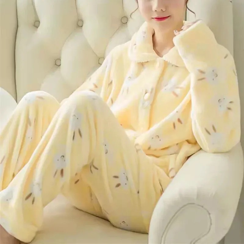 Kawaii Flannel Pajamas