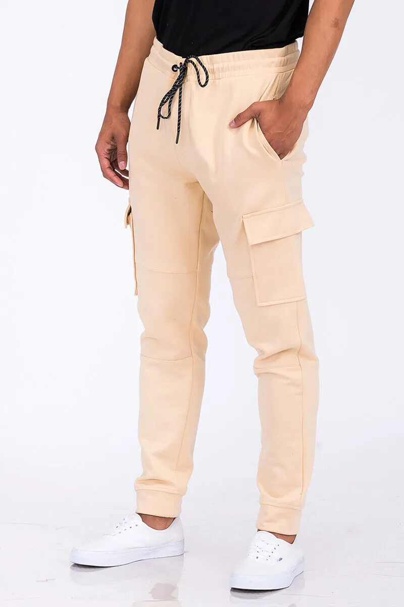 Khaki Cargo Jogger Sweats