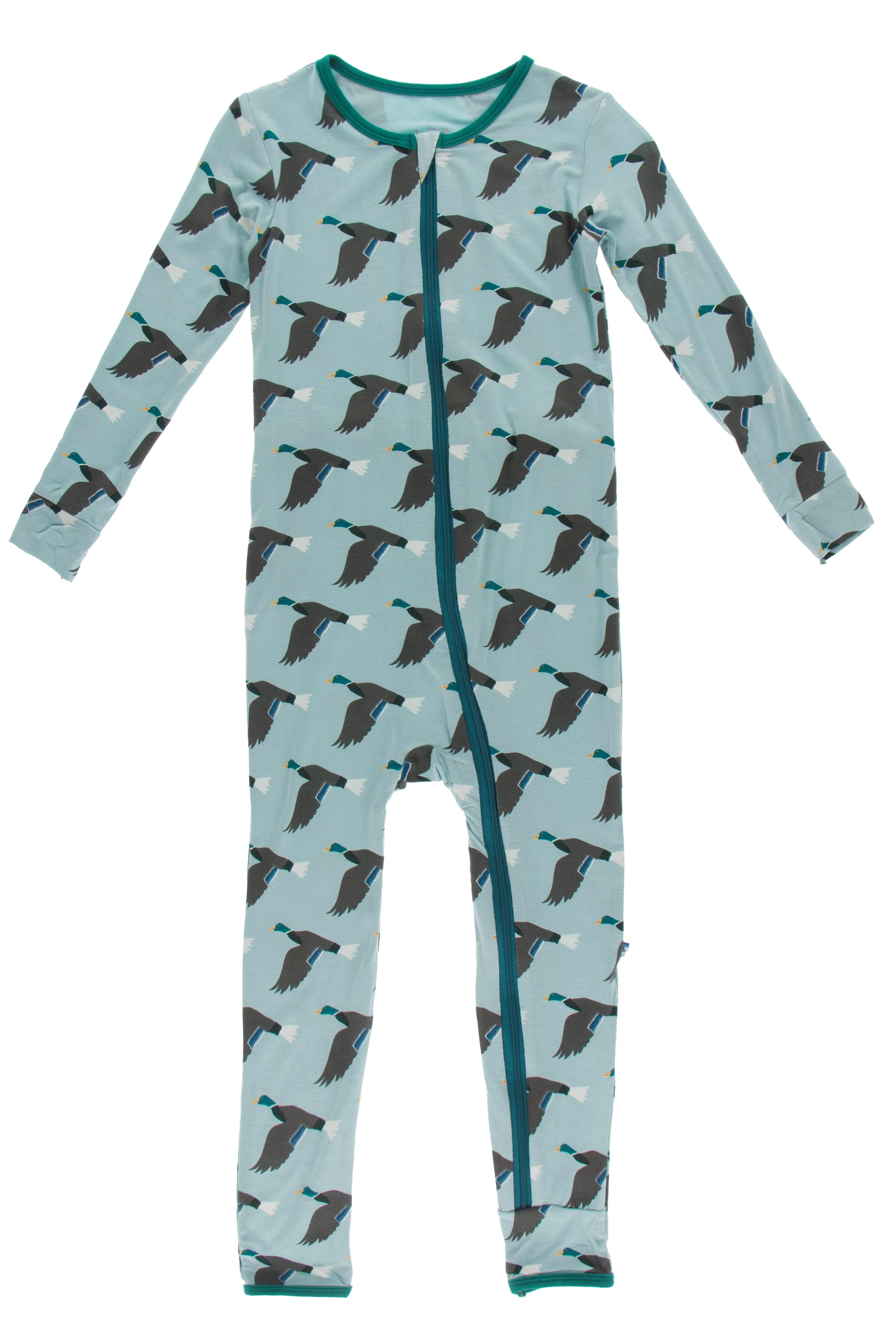 KicKee Pants Jade Mallard Duck Coverall with Zipper