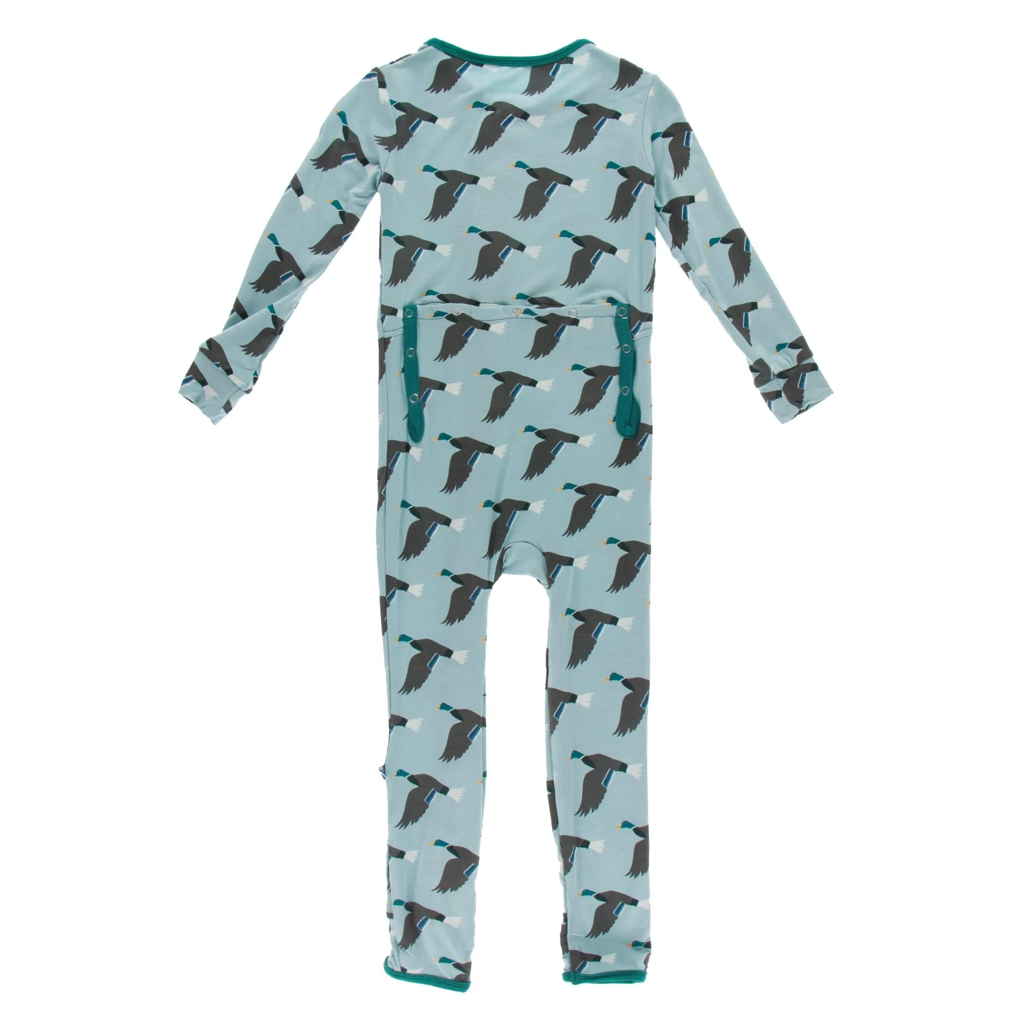 KicKee Pants Jade Mallard Duck Coverall with Zipper