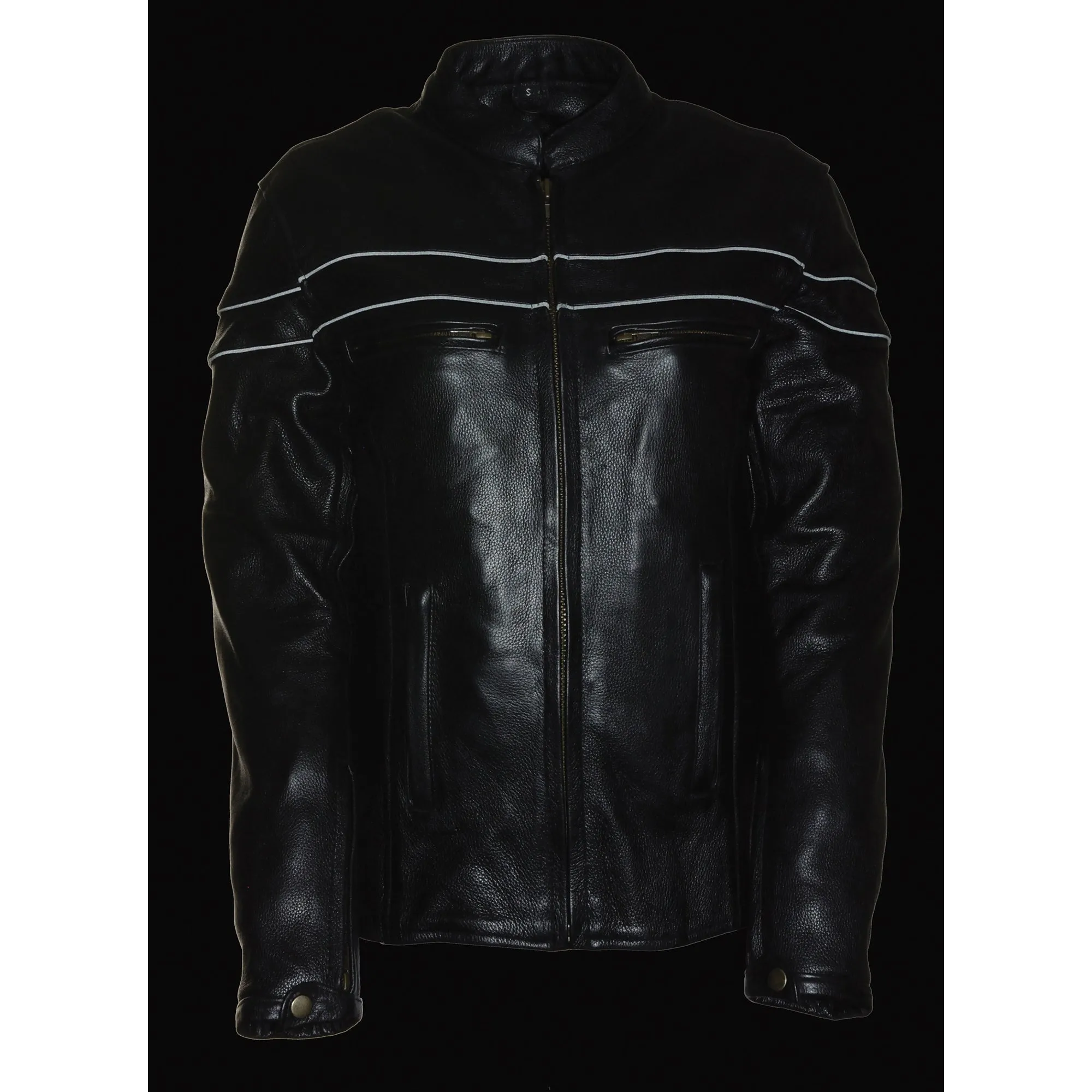 Ladies Sporty Scooter Crossover Leather Jacket