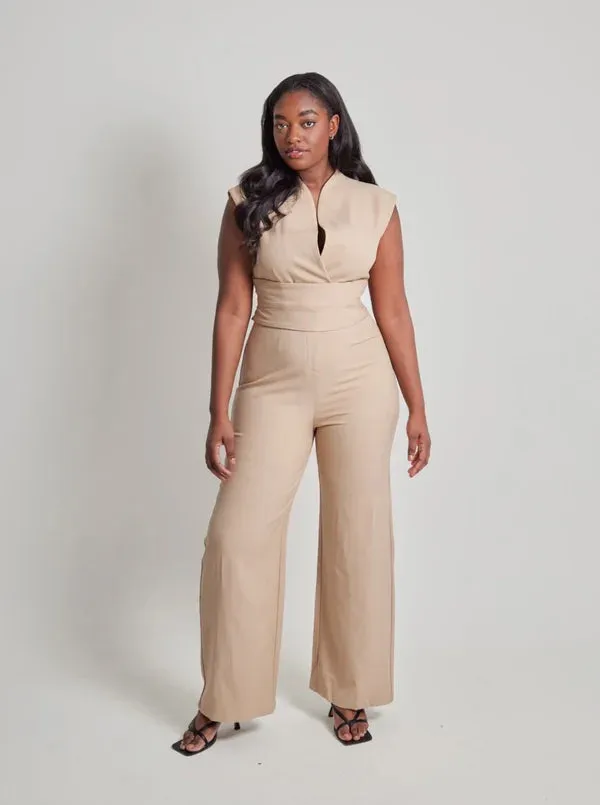 🔥Last Day 50% OFF - Women's Sleeveless Wide-Leg Jumpsuit（BUY 2 FREE SHIPPING）