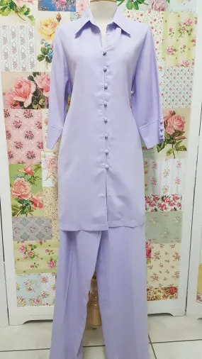 Lilac 2-Piece Pants Set YO002